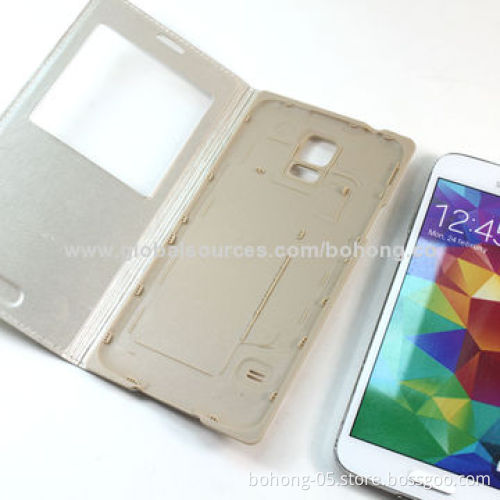 Leather Cases for Samsung S5, Original S5 Back Cover